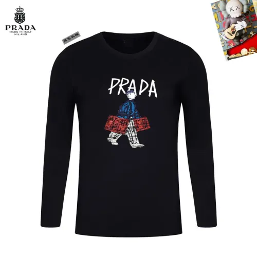 Prada T-Shirts Long Sleeved For Unisex #1427245 $34.00 USD, Wholesale Replica Prada T-Shirts