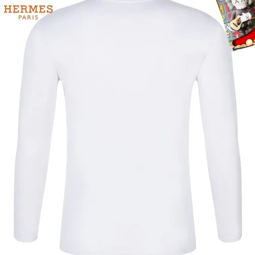 Replica Hermes T-Shirts Long Sleeved For Unisex #1427278 $34.00 USD for Wholesale