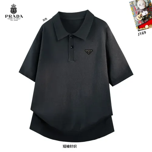 Prada T-Shirts Short Sleeved For Men #1427293 $42.00 USD, Wholesale Replica Prada T-Shirts