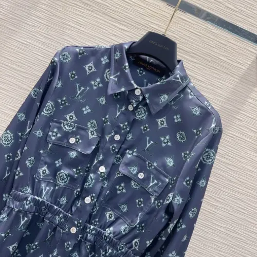 Replica Louis Vuitton LV Dresses Long Sleeved For Women #1427313 $76.00 USD for Wholesale