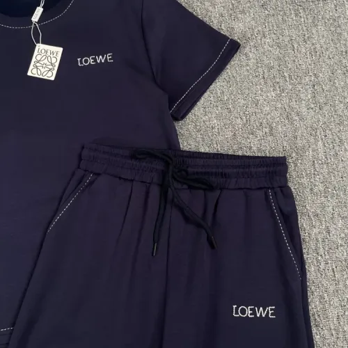 Replica LOEWE Tracksuits Short Sleeved For Women #1427406 $88.00 USD for Wholesale
