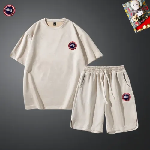 Canada Goose Tracksuits Short Sleeved For Men #1427427 $48.00 USD, Wholesale Replica Canada Goose Tracksuits