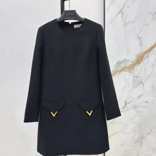 Valentino Dresses Long Sleeved For Women #1427443 $76.00 USD, Wholesale Replica Valentino Dresses
