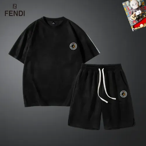 Fendi Tracksuits Short Sleeved For Men #1427446 $48.00 USD, Wholesale Replica Fendi Tracksuits