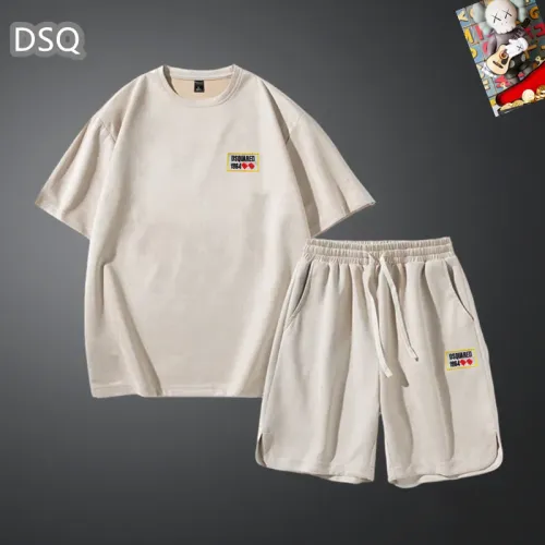 Dsquared Tracksuits Short Sleeved For Men #1427492 $48.00 USD, Wholesale Replica Dsquared Tracksuits