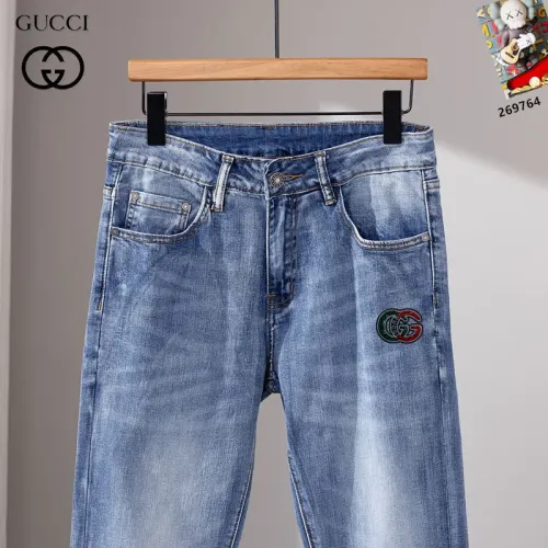 Replica Gucci Jeans For Men #1427501 $48.00 USD for Wholesale