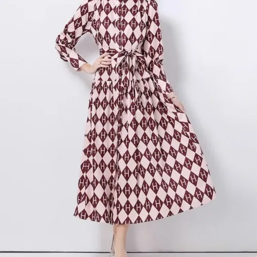 Hermes Dresses Long Sleeved For Women #1427518 $68.00 USD, Wholesale Replica Hermes Dresses