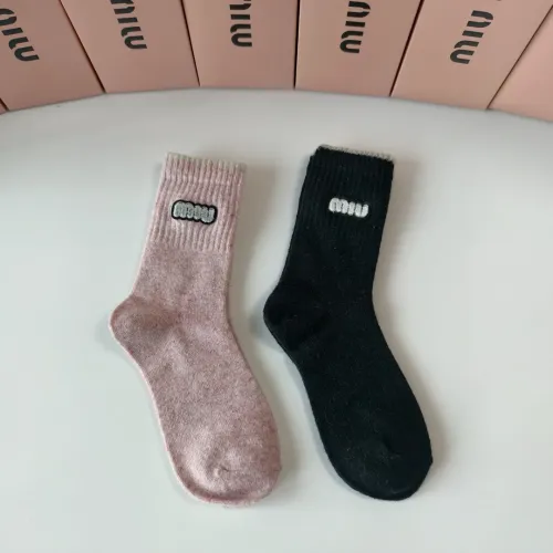 Replica MIU MIU Socks #1427935 $29.00 USD for Wholesale