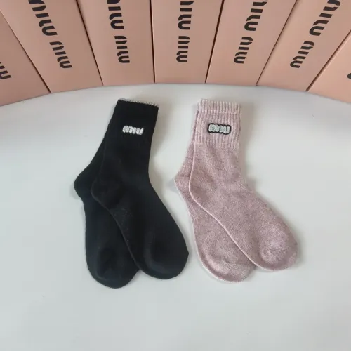 Replica MIU MIU Socks #1427935 $29.00 USD for Wholesale
