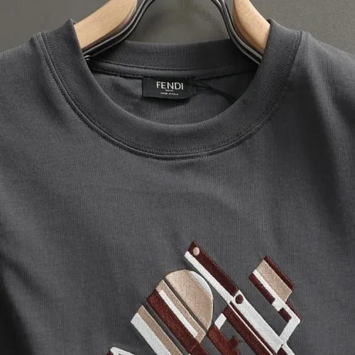 Replica Fendi T-Shirts Short Sleeved For Unisex #1428129 $36.00 USD for Wholesale
