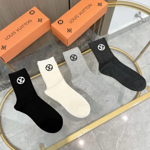 Replica Louis Vuitton LV Socks #1428159 $29.00 USD for Wholesale