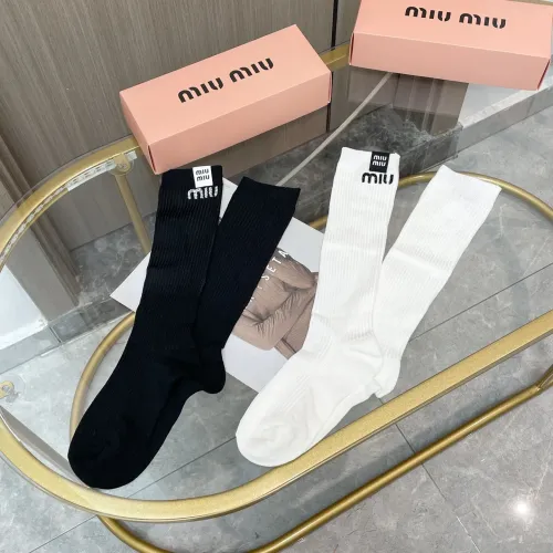 Replica MIU MIU Socks #1428162 $29.00 USD for Wholesale