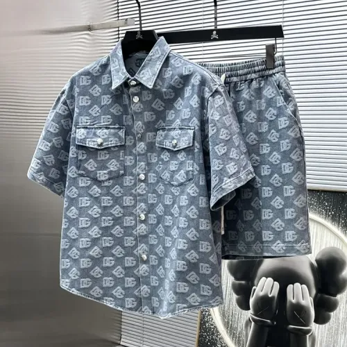 Dolce &amp; Gabbana D&amp;G Tracksuits Short Sleeved For Men #1428338 $68.00 USD, Wholesale Replica Dolce &amp; Gabbana D&amp;G Tracksuits