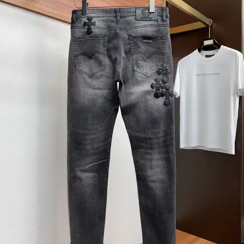 Replica Chrome Hearts Jeans For Men #1428585 $48.00 USD for Wholesale