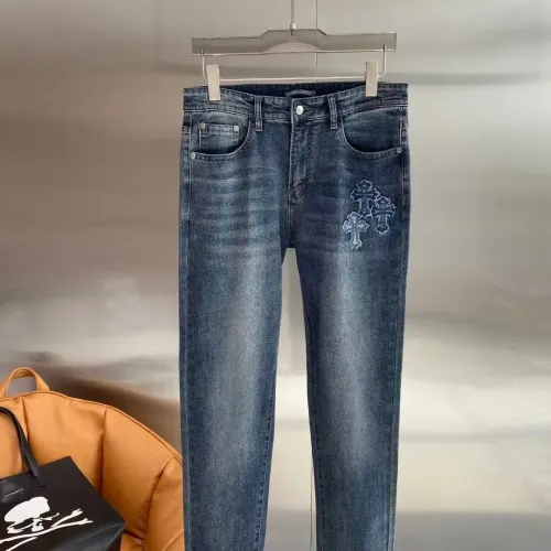Replica Chrome Hearts Jeans For Men #1428596 $52.00 USD for Wholesale