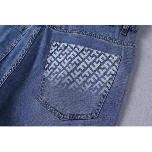 Replica Fendi Jeans For Men #1428604 $45.00 USD for Wholesale