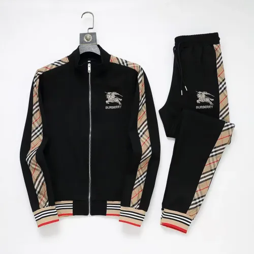 Burberry Tracksuits Long Sleeved For Men #1428751 $92.00 USD, Wholesale Replica Burberry Tracksuits