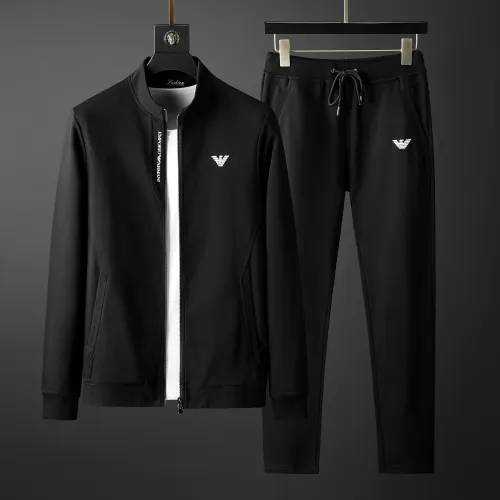 Armani Tracksuits Long Sleeved For Men #1428812 $85.00 USD, Wholesale Replica Armani Tracksuits