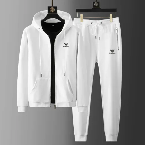 Armani Tracksuits Long Sleeved For Men #1428822 $85.00 USD, Wholesale Replica Armani Tracksuits