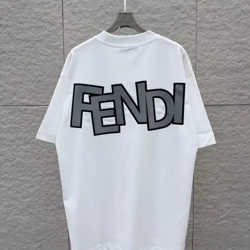 Replica Fendi T-Shirts Short Sleeved For Unisex #1428830 $38.00 USD for Wholesale