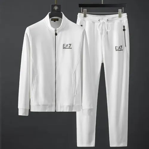 Armani Tracksuits Long Sleeved For Men #1428839 $85.00 USD, Wholesale Replica Armani Tracksuits
