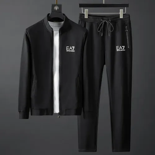 Armani Tracksuits Long Sleeved For Men #1428840 $85.00 USD, Wholesale Replica Armani Tracksuits