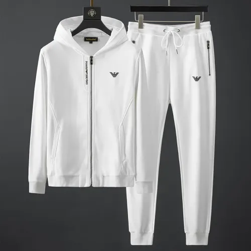 Armani Tracksuits Long Sleeved For Men #1428841 $85.00 USD, Wholesale Replica Armani Tracksuits