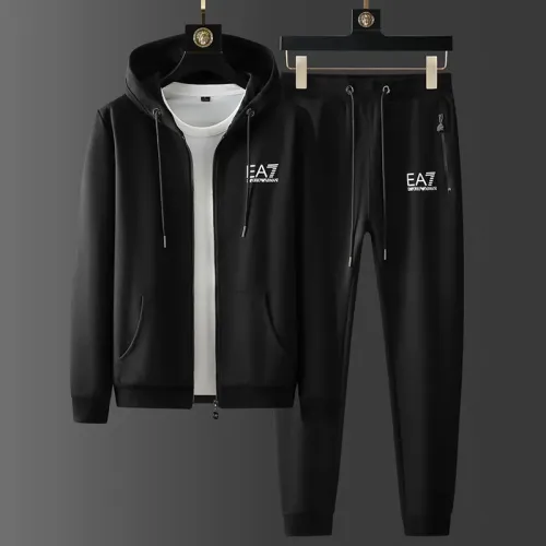 Armani Tracksuits Long Sleeved For Men #1428862 $85.00 USD, Wholesale Replica Armani Tracksuits