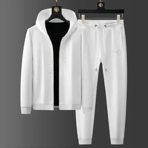 Armani Tracksuits Long Sleeved For Men #1428869 $85.00 USD, Wholesale Replica Armani Tracksuits