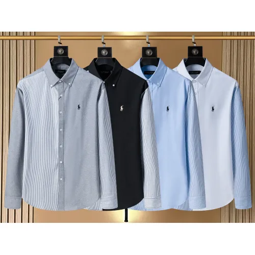 Replica Ralph Lauren Polo Shirts Long Sleeved For Men #1428984 $40.00 USD for Wholesale