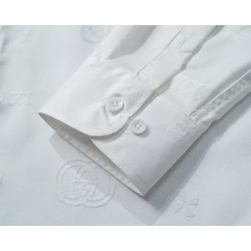 Replica Gucci Shirts Long Sleeved For Men #1428986 $48.00 USD for Wholesale