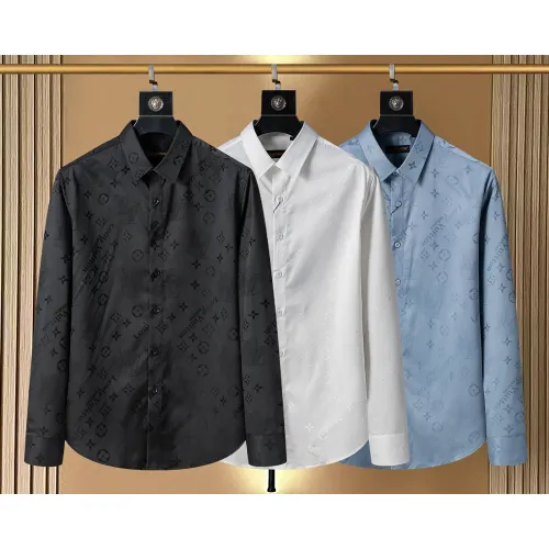 Replica Louis Vuitton LV Shirts Long Sleeved For Men #1428992 $48.00 USD for Wholesale