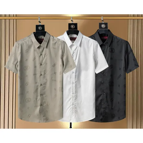 Replica Gucci Shirts Short Sleeved For Men #1428995 $45.00 USD for Wholesale