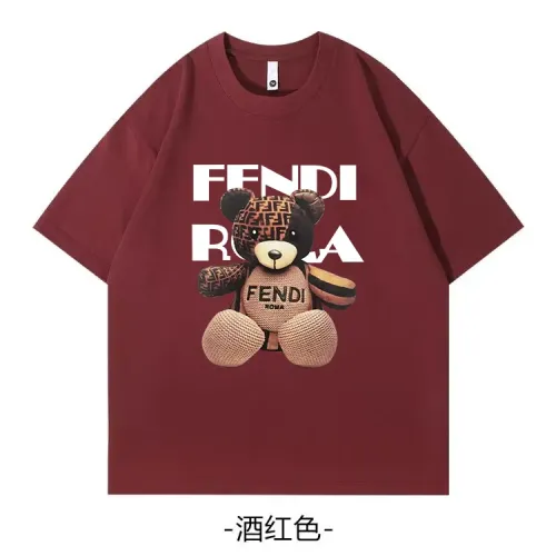 Fendi T-Shirts Short Sleeved For Unisex #1429069 $34.00 USD, Wholesale Replica Fendi T-Shirts