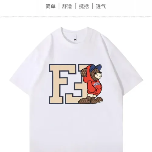 Fendi T-Shirts Short Sleeved For Unisex #1429071 $34.00 USD, Wholesale Replica Fendi T-Shirts