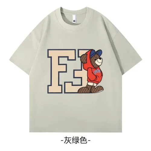 Fendi T-Shirts Short Sleeved For Unisex #1429073 $34.00 USD, Wholesale Replica Fendi T-Shirts