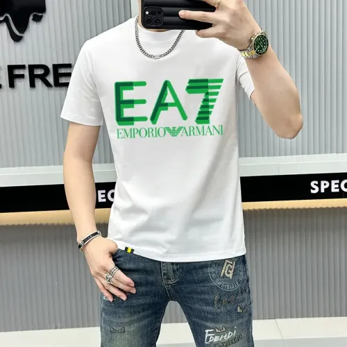 Armani T-Shirts Short Sleeved For Men #1429231 $40.00 USD, Wholesale Replica Armani T-Shirts