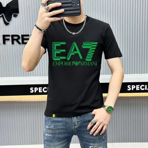 Armani T-Shirts Short Sleeved For Men #1429232 $40.00 USD, Wholesale Replica Armani T-Shirts