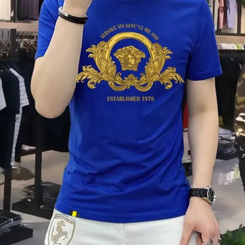 Versace T-Shirts Short Sleeved For Men #1429265 $40.00 USD, Wholesale Replica Versace T-Shirts