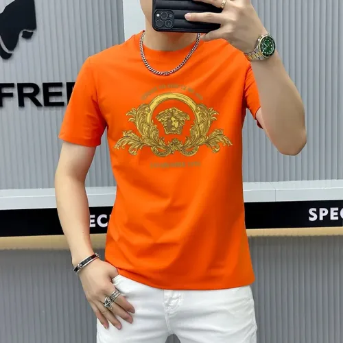 Versace T-Shirts Short Sleeved For Men #1429267 $40.00 USD, Wholesale Replica Versace T-Shirts