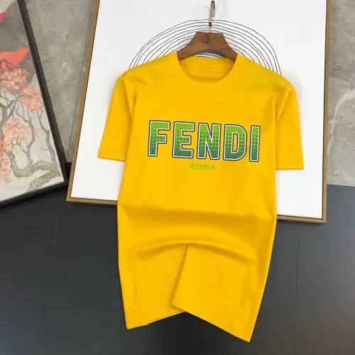 Fendi T-Shirts Short Sleeved For Men #1429310 $40.00 USD, Wholesale Replica Fendi T-Shirts