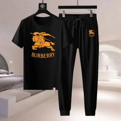 Burberry Tracksuits Short Sleeved For Men #1429403 $76.00 USD, Wholesale Replica Burberry Tracksuits