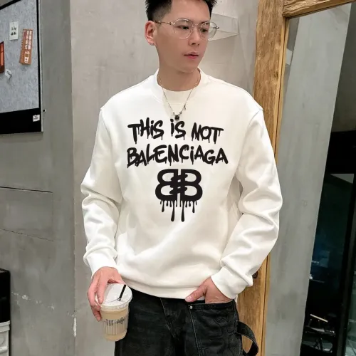 Replica Balenciaga Hoodies Long Sleeved For Men #1429495 $48.00 USD for Wholesale