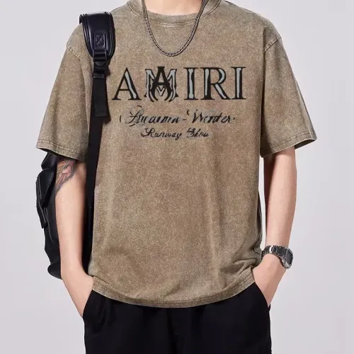 Amiri T-Shirts Short Sleeved For Men #1429498 $45.00 USD, Wholesale Replica Amiri T-Shirts