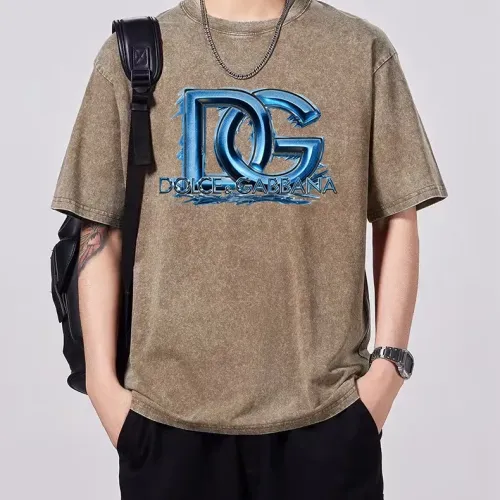 Dolce &amp; Gabbana D&amp;G T-Shirts Short Sleeved For Men #1429523 $45.00 USD, Wholesale Replica Dolce &amp; Gabbana D&amp;G T-Shirts