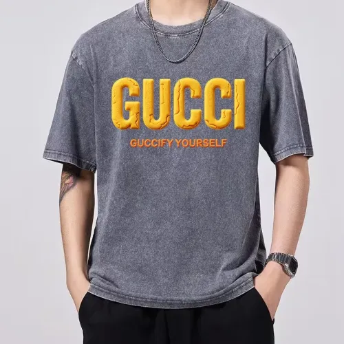Replica Gucci T-Shirts Short Sleeved For Men #1429530 $45.00 USD for Wholesale