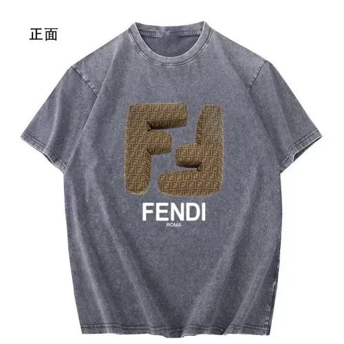 Fendi T-Shirts Short Sleeved For Men #1429543 $45.00 USD, Wholesale Replica Fendi T-Shirts