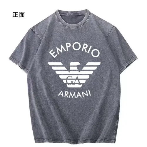 Armani T-Shirts Short Sleeved For Men #1429547 $45.00 USD, Wholesale Replica Armani T-Shirts