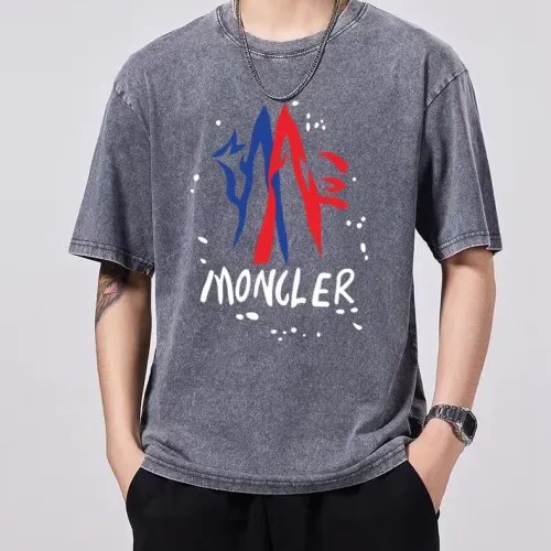 Replica Moncler T-Shirts Short Sleeved For Men #1429551 $45.00 USD for Wholesale