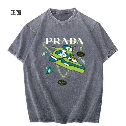 Prada T-Shirts Short Sleeved For Men #1429555 $45.00 USD, Wholesale Replica Prada T-Shirts